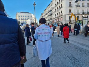 Médicos y pediatras se manifiestan por mejoras para la salud pública, Madrid 01.02.23 Redes Paralelas