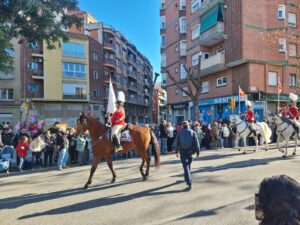 Fiesta Tres Tombs foto inicio de cabalgata en Sant Andreu 12.01.25 - RP