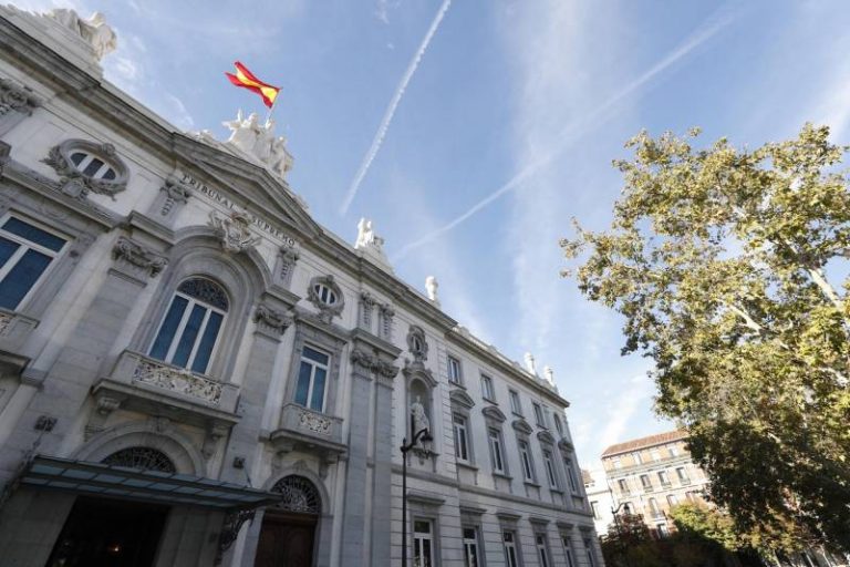 Vista de la sede del Tribunal Supremo en Madrid. EFE J Lizon
