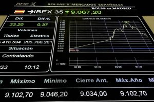 Bolsa de Madrid imagen. EFE Alonso del Val