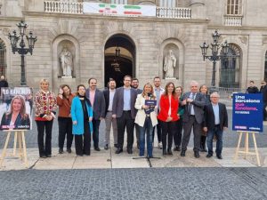 Valents presenta los 15 primeros de su lista 28M en Barcelona. 11.04.23 Redes Paralelas