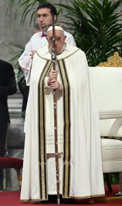 Vatican City Vatican City State holy See 06.04.2023. El papa Francisco presidiendo la Misa Crismal. EFE Ferrari